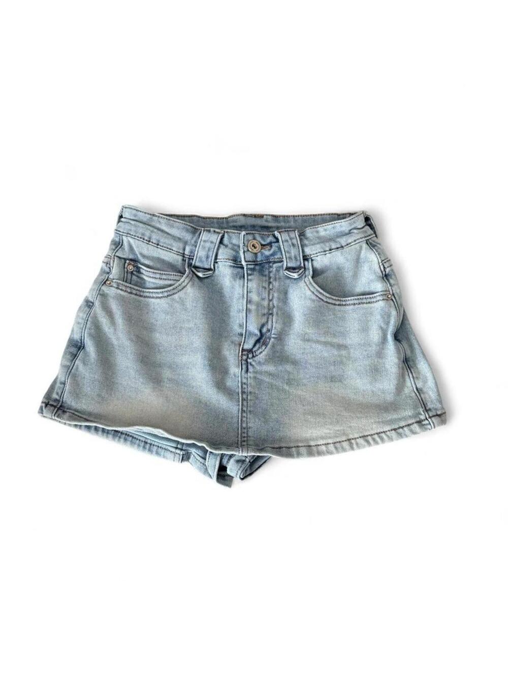 Denim Skort